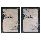 1920s Pair of Chinese Art Deco Carpets